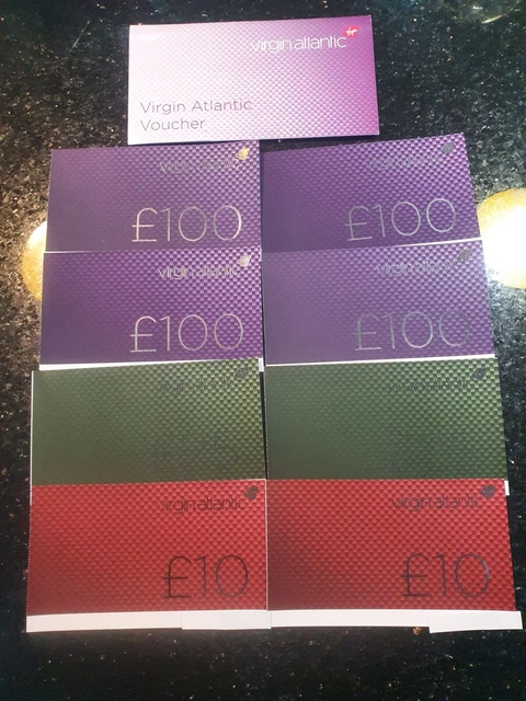 Virgin Atlantic Vouchers £470