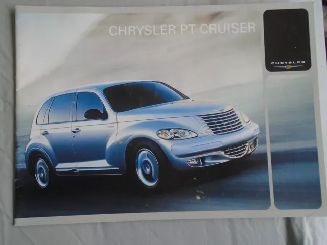 Chrysler PT Cruiser range brochure Oct 2002 UK market