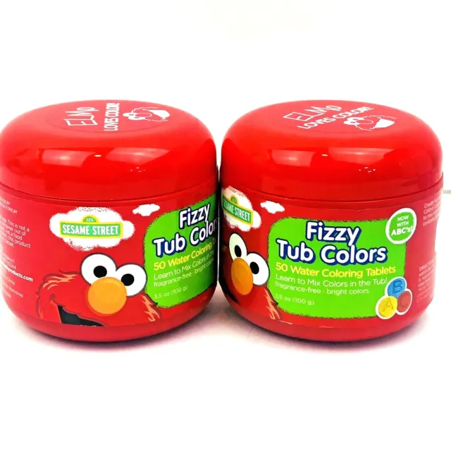 Sesame Street Water Coloring Tablets, Fizzy Tub Colors