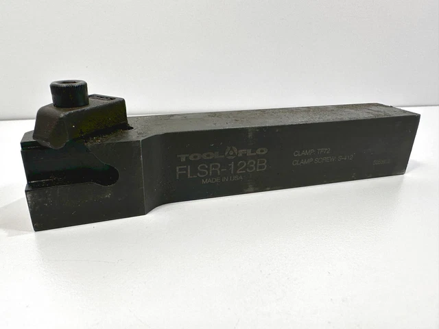 TOOLFLO FLSR-123B Used Lathe Tool Holder 3/4" Shank 1pc