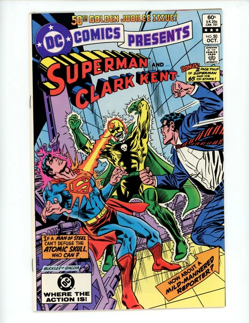 DC Comics Presents #50 Comic Book 1982 VF/NM Dan Mishkin Rich Buckler Superman