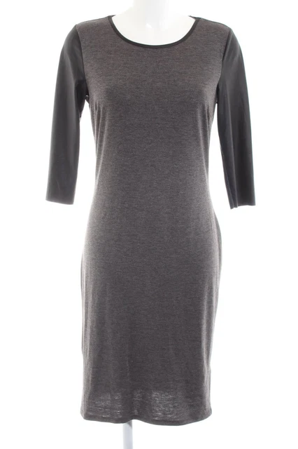 Robe En Maille ESCADA SPORT Taille EU 38 - Couleur Gris Clair-brun - Style Décontracté, Coupe Près Du Corps - Occasion Très Bon état