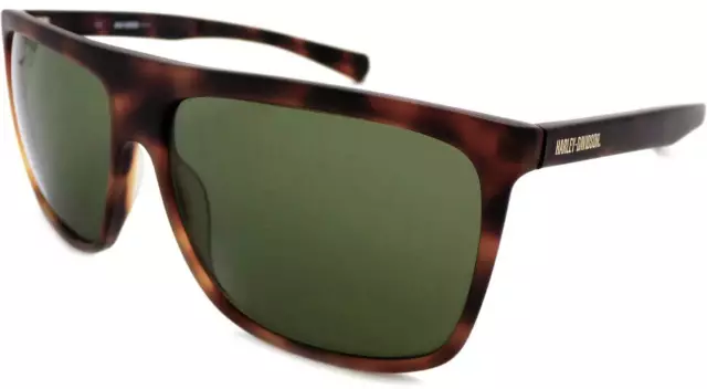 Harley Davidson Sunglasses Dark Brown Tortoise/ Green AR CAT.3 Lenses HD2025 52Q