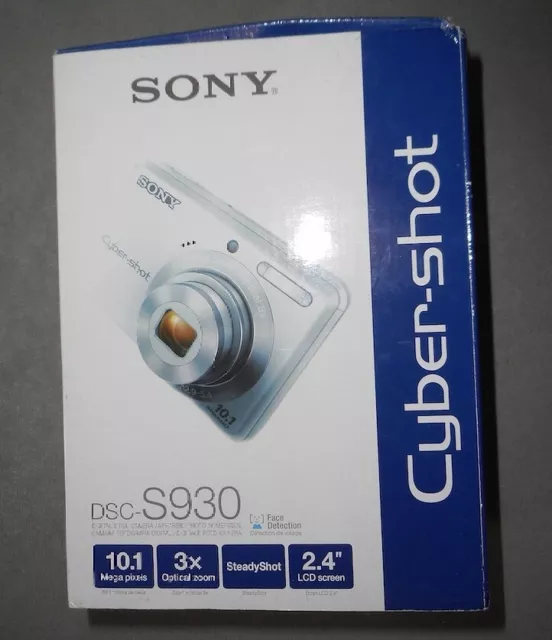 Sony Cyber-shot DSC-S930 Digital Camera - Black - Faulty