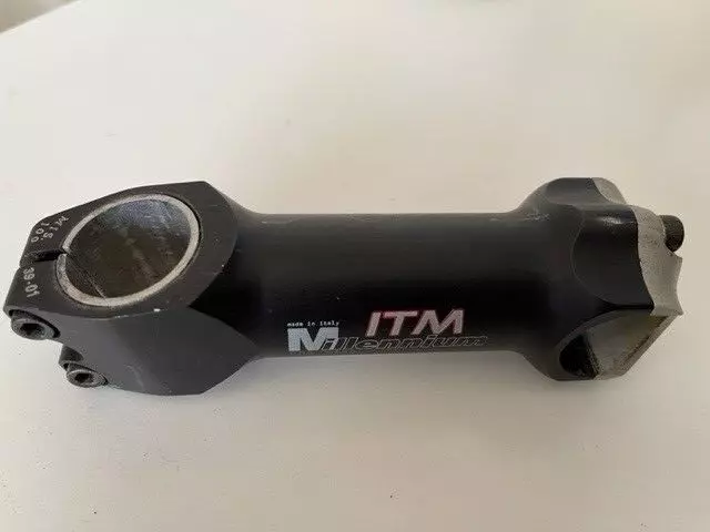 ITM Millennium Alloy Italy 100mm Stem 25.4mm Clamp x 1 or  1"1/8 x +/- 7°Angle