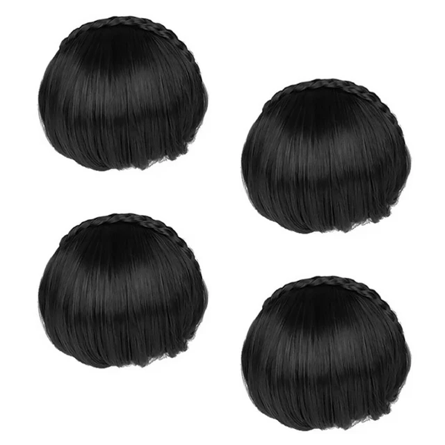 4 PCS Perruques Pour Femmes Perruque Frange Française Frange Perruque Duveteux