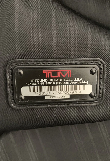 Tumi  22900Dh  Alpha Black Ballistic Nylon  Carry On Luggage 10