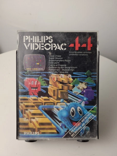 Cassette Philips Videopac G7000 N°38 Glouton Et Voraces - Année 1982 - Bon état