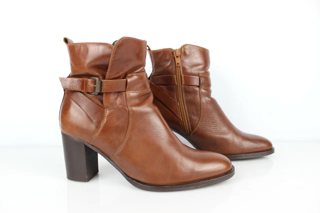 MINELLI Bottines à Brides cuir marron T 36 Bon état