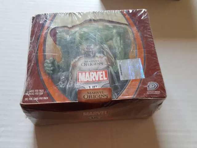 1x MARVEL ORIGINS SEALED BOX - Marvel DC Vs System - Unopened