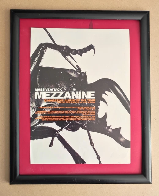 MASSIVE ATTACK / MEZZANINE 98 UKプロモ ポスター