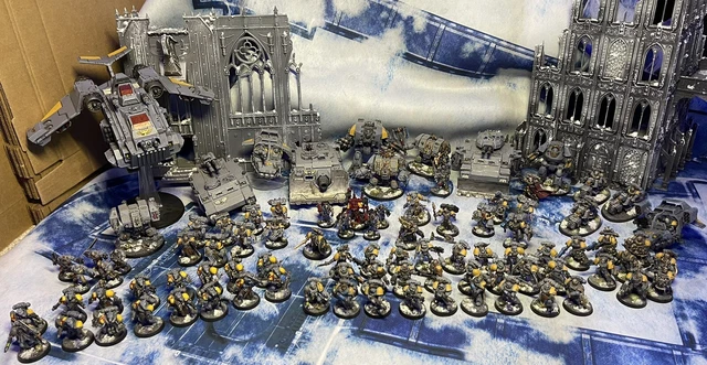 Warhammer 40K Space Wolves Army Painted & Based To Table Top Plus Over 3385 Pts Warhammer 40K Space Wolves Army Painted & Based To Table Top Plus Over 3385 Pts