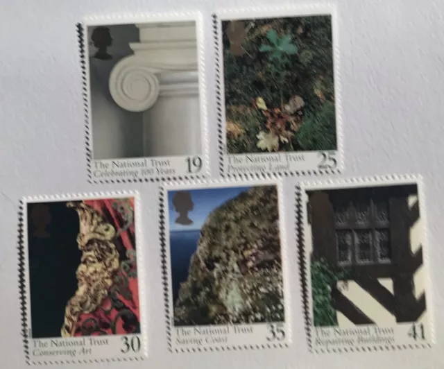 GB Stamps 1995  Centenary of National Trust SG1868-72 S1500