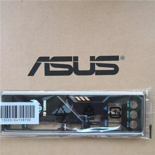 For ASUS TUF B450M-PLUS GAMING/B450M-PRO GAMING IO shield Back Plate