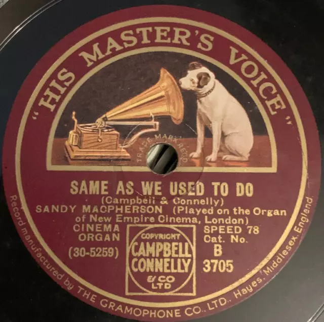 Sandy Macpherson – Same As We Used To Do / Spring Song