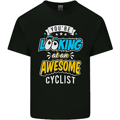CICLISMO guardando una fantastica Ciclista Da Uomo Cotone T-Shirt Tee Top