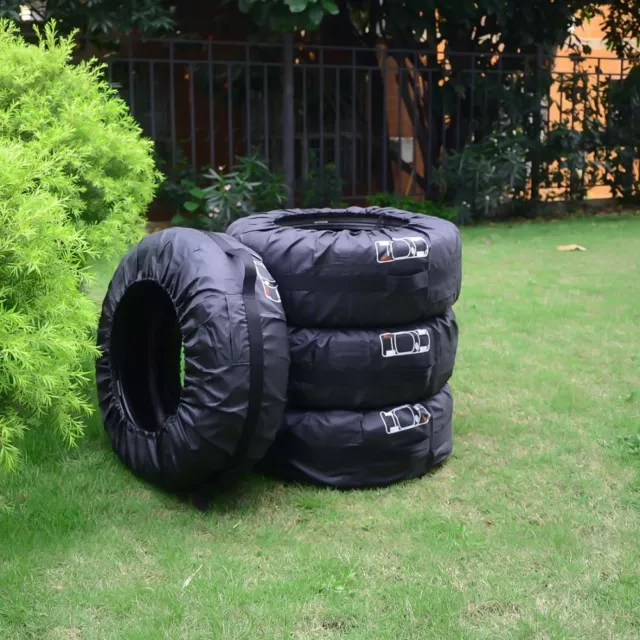 Polyester Car Spare Tire Cover Waterproof Protection Spare Tire Bag  SUV