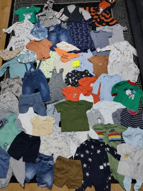 #B11💙Huge Bundle Of Baby Boy Clothes 6-9months NEXT GEORGE PRIMARK TED.B MOTHER