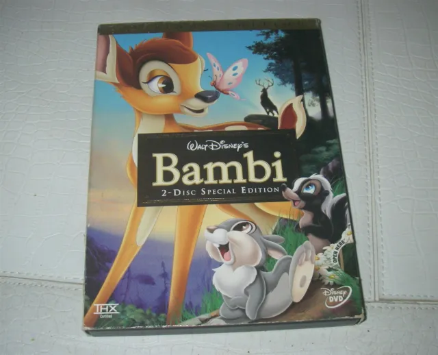 Walt Disney Bambi 2 Disc Special Platinum Edition Dvd Movie B1893