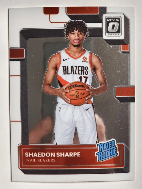 2022 Pann Contenders Optc Blue Cracked ce Przm /75 Shaedon Sharpe