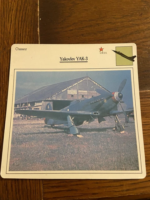 Carte Collection Chasseur Yakovlev YAK-3