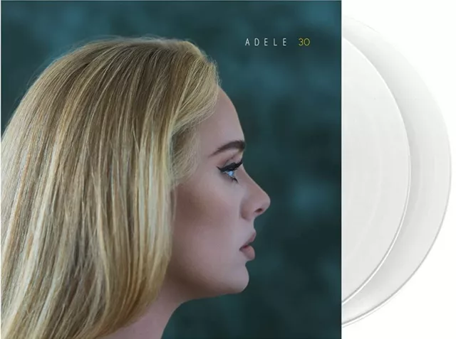 ADELE - 30 (2-LP) Limited Edition White Vinyl "Ships Now"