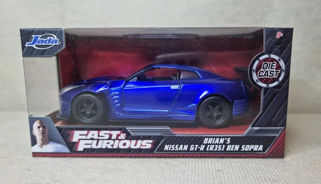Voiture Miniature GTR R35 Fast And Furious - 1/24 - Portes, Capot Et Coffre Ouvrants - Métal - 2