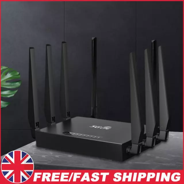 5G CPE WIFI6 Router SIM Card Solt Dual Band 2.4G+5.8G Wireless Router(EU Plug)