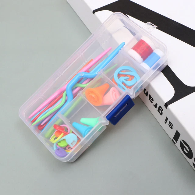 Knitting Needles Craft Yarn Markers Ring Craft Sets Braid Tool Weave
