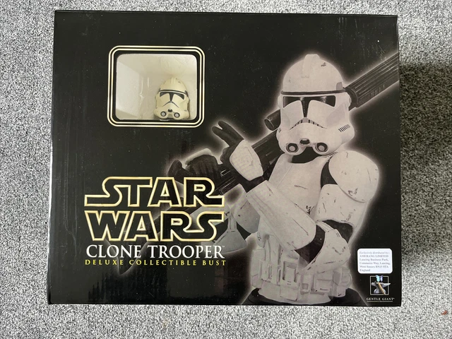 Star Wars Gentle Giant ROTS CLONE TROOPER Deluxe Mini Bust #3585 of 15,000!