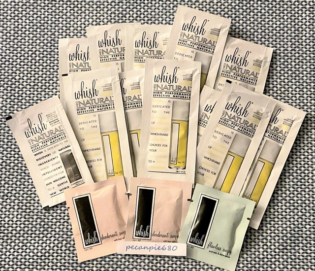 Lot of 16 WHISH Body Butter Deodorant Flawless Swipe Eye Serum w/ Bakuchiol