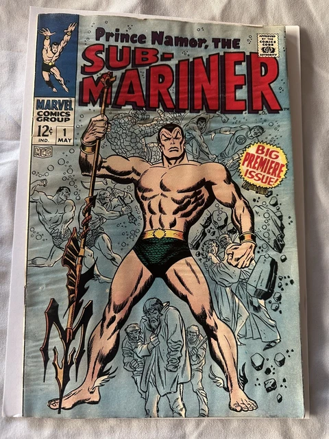 1968 Marvel Comics Sub-Mariner #1 1st Namor Solo Series Kang Doom MCU complete