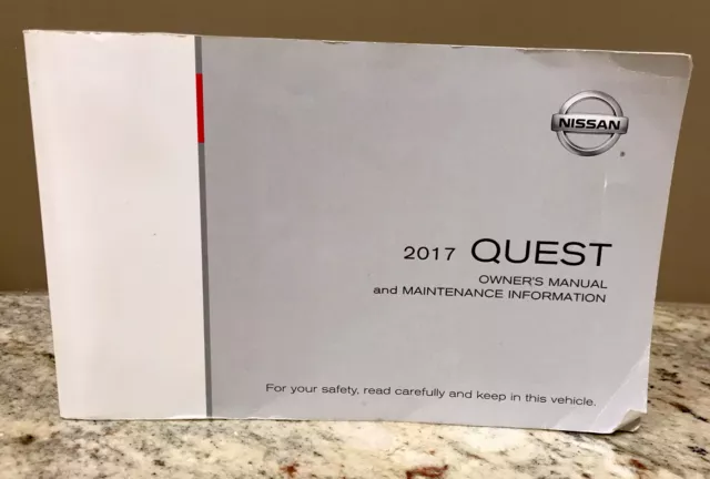 *2017 Nissan Quest Owners Manual*