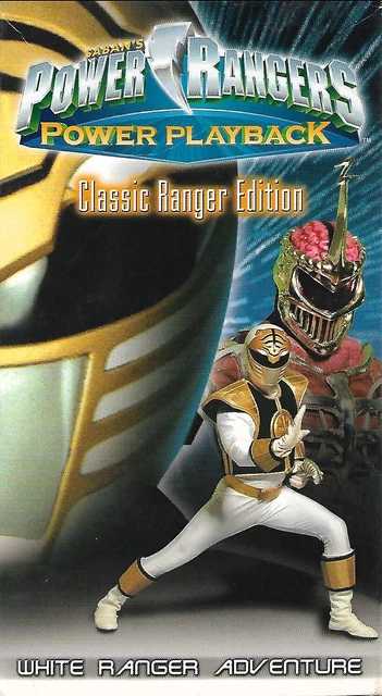 POWER RANGERS POWER Playback - White Ranger Adventure [VHS, 2000] Saban ...