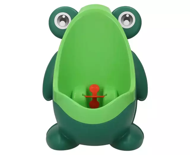 Kid Baby Potty Toilet Training Urinal Boy Pee Trainer Frog Shaped Bathroom