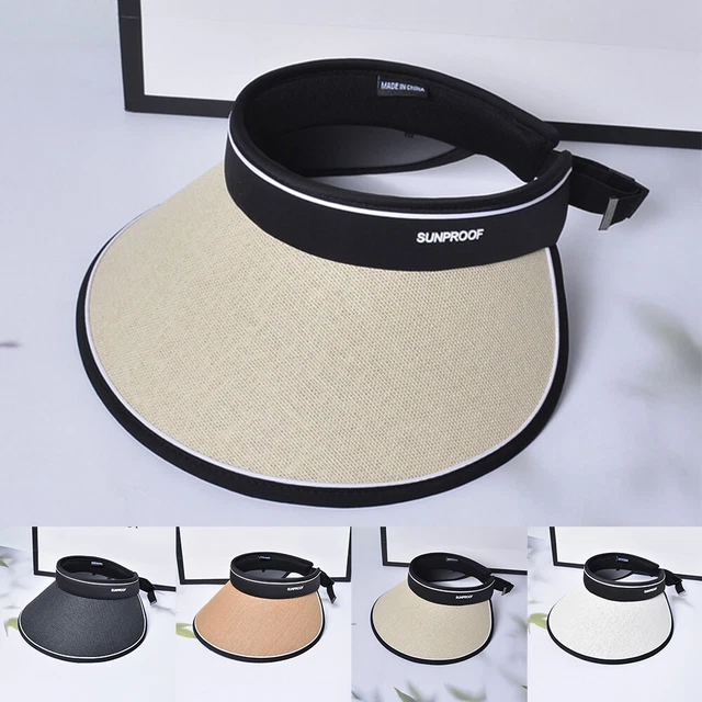 Chapeau Pare-soleil Pour Femme à Large Bord Enroulable En Paille Sun Beach Hat Sun Beach Hat Protection Solaire
