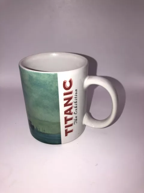 Titanic The Exhibition Cruise Ship Collectible 10 oz Ceramic Coffee Cup Mug EUC