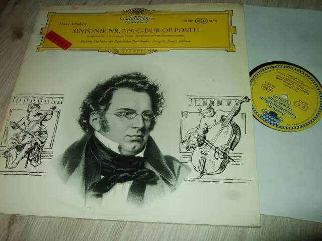 Jochum : Schubert Sinfonie Nr.7 Lp 1958 Red Stereo Dgg 138001 Slpm Germany