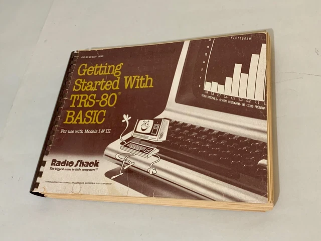GETTING STARTED WITH TRS-80 BASIC Radio Shack Programming Manual/Book ...