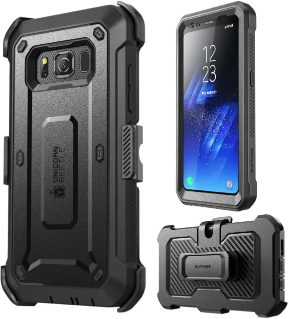 SUPCASE for Samsung Galaxy S8 Active, Full Body Rugged Screen Case Hard Cover 2