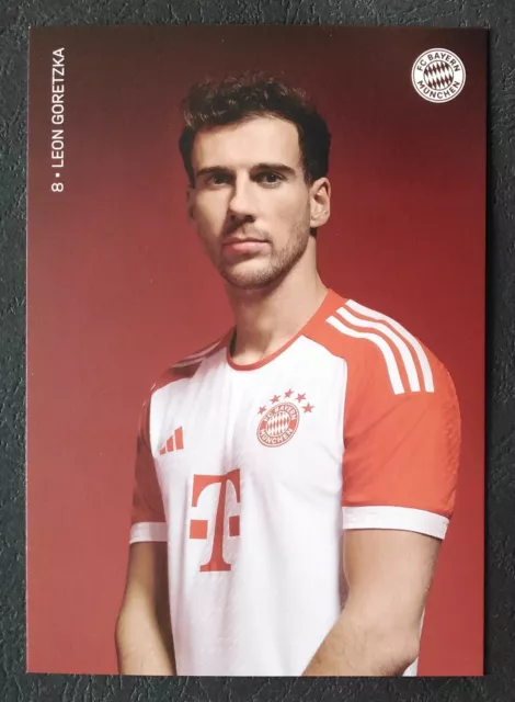 9305 Leon Goretzka Bayern München 2023/24 Autogrammkarte Druck signiert