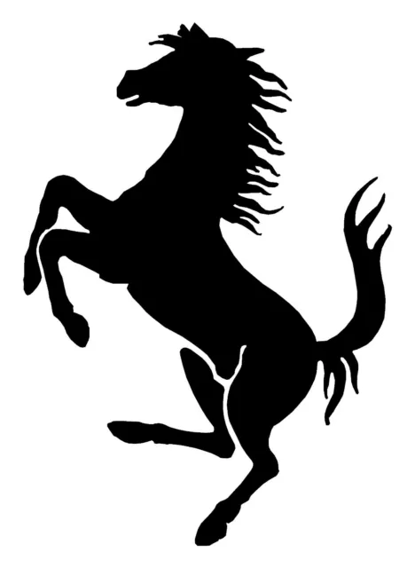 Ferrari Prancing Horse Vinyl Decals Car Body Window Mirror Stickers