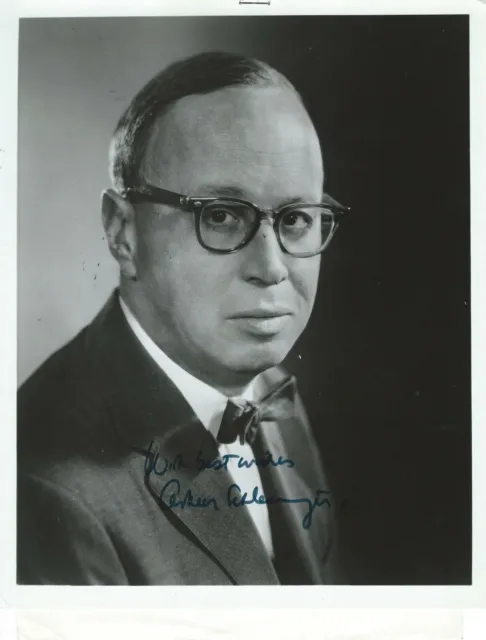 Autographed Signed 8x10 photo: Arthur Schlesinger Jr., Historian