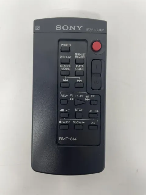 Sony RMT-814 Handycam Camcorder Remote Control Genuine OEM Tested Works