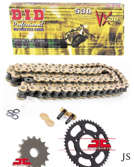 Kawasaki ZX-9R (ZX900 C1-E2) Ninja 98-01 DID GOLD VX X-Ring Chain & Sprocket Kit