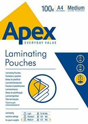 Peach Peach 100 POUCHES A4 21x30cm 80 MICRON FOGLI LUCIDI PER PLASTIFICATRICI A CALDO Peach Peach 100 POUCHES A4 21x30cm 80 MICRON FOGLI LUCIDI PER PLASTIFICATRICI A CALDO