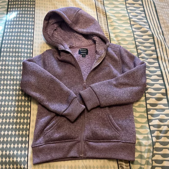 Girls Fleece Lined Hoody From Mountain Warehouse Age 7-8 Years