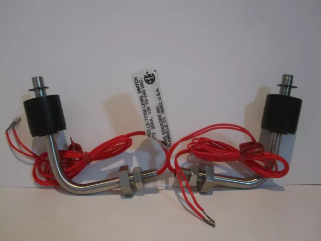 2 GEMS 118128 Liquid Level Float Switch Sensors Series LS-77700 NOS