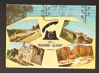 Maisons-Alfort (94) peniches, bridge, city