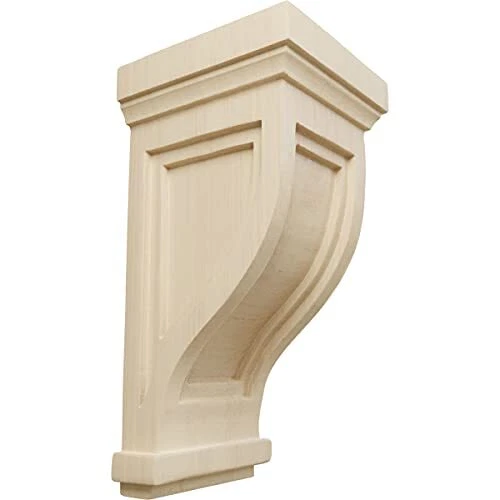 Ekena Millwork COR04X05X10TRRW-CASE-2 Traditional Recessed Wood Corbels 4 3/4...